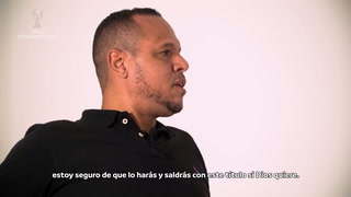 Luis Fabiano entrevistó a Calleri