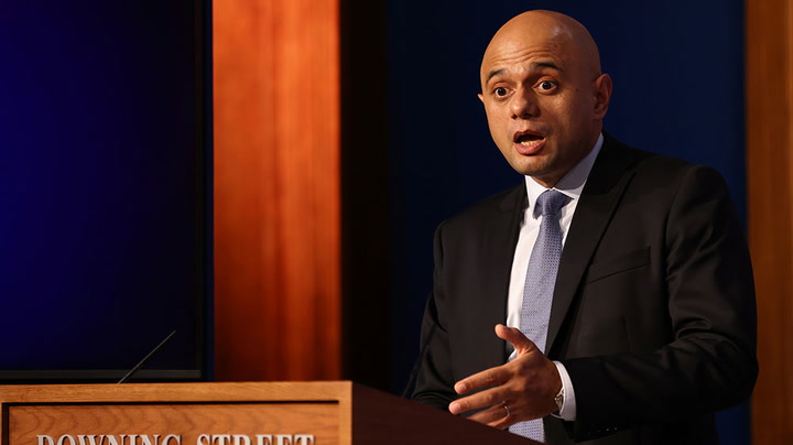 Watch live as Sajid Javid gives update on Covid restrictions