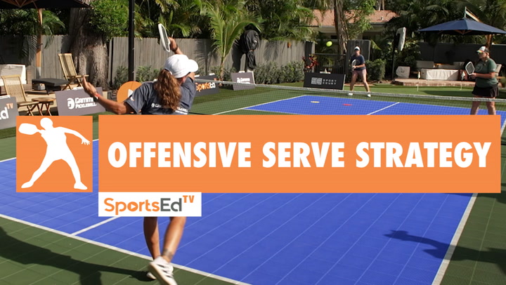 Mastering Offensive Pickleball Serve Strategy