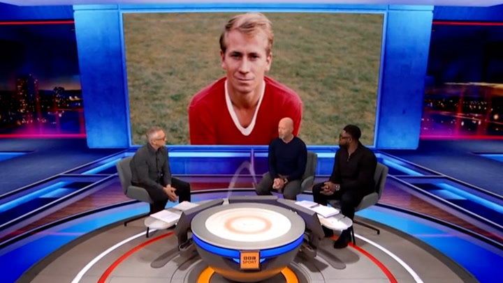 Match of the Day hosts pay moving tribute to Sir Bobby Charlton after legend dies at 86