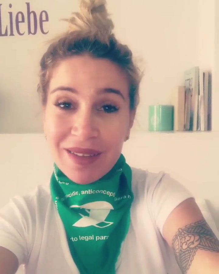 El video de Florencia Peña a favor de la despenalización del aborto - Fuente: Instagram