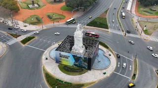 A 95 años de su inauguración, restauran el Monumento a los Españoles