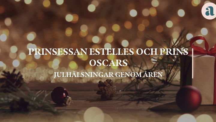 Prinsessan Estelles och Prins Oscars julhälsningar genom åren