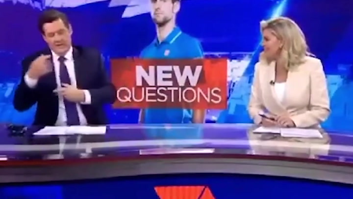 Australian TV presenter appears to call Djokovic 'a sneaky a***hole' in leaked hot mic rant