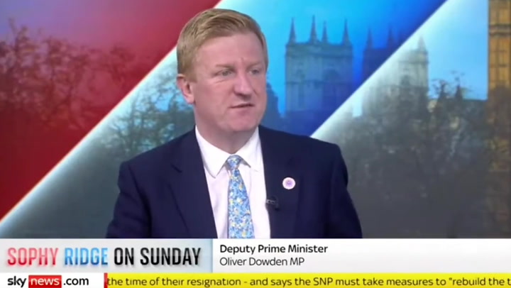Oliver Dowden hints that government will ignore international law on migration