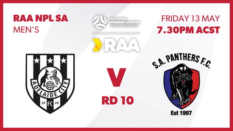 Adelaide City - NPL SA v South Adelaide Panthers - NPL SA