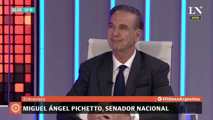 Entrevista a Miguel Ángel Pichetto, senador nacional