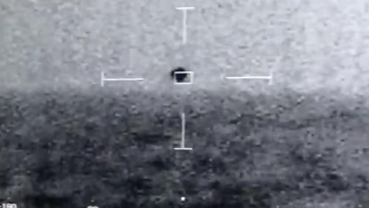 UFO appears to disappear into water in leaked US Navy clip