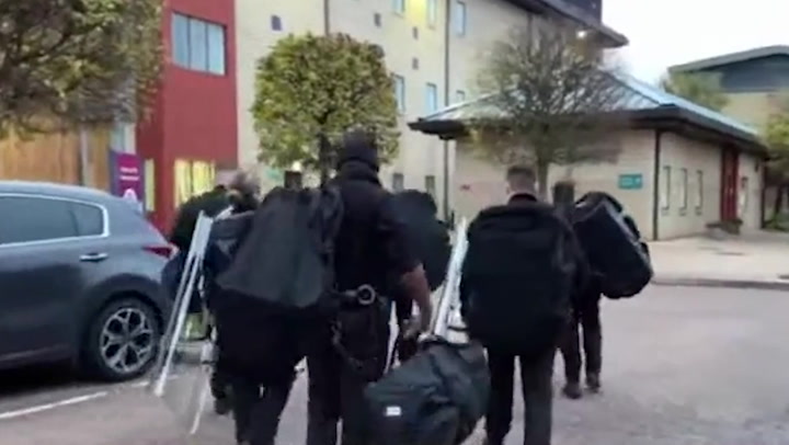 Riot Police show up at immigration centre as detainees armed with ‘various weaponry’