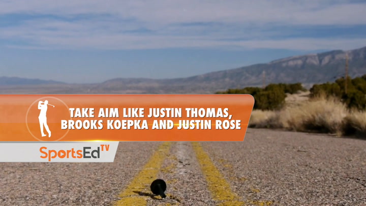 Take Aim Like Justin Thomas, Brooks Koepka & Justin Rose
