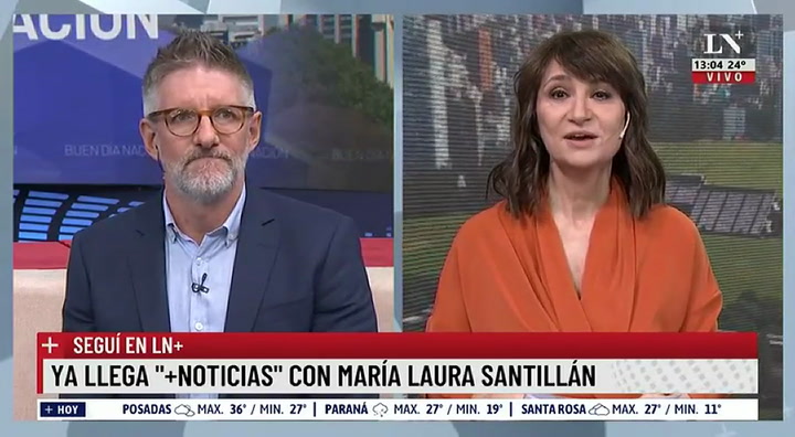 María Laura Santillán mostró el refugio 