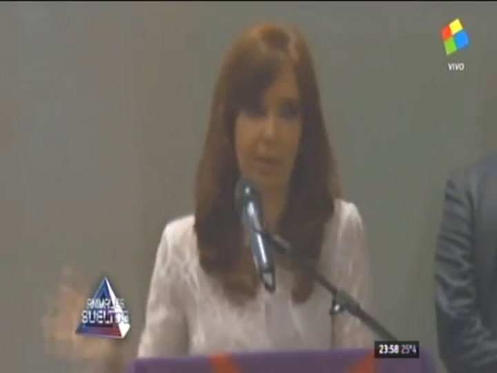 Cristina Kirchner, dura con Macri