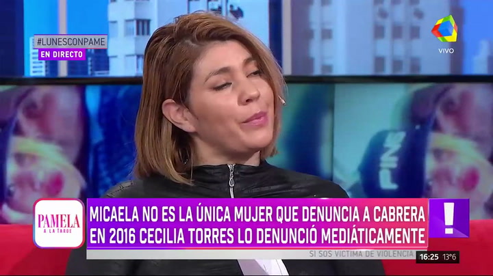 Micaela Escudero denuncia al 'Pato' Cabrera por violencia de género