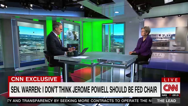 Warren Calls for Fed Chair Powell’s Ouster: He Is 'Trying to Drive' U.S. into Recession