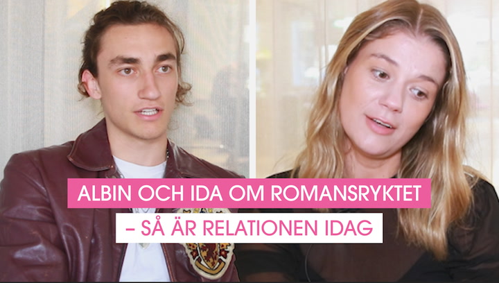 Albin Tingwall och Ida Hallquist om romansryktet – så är relationen idag