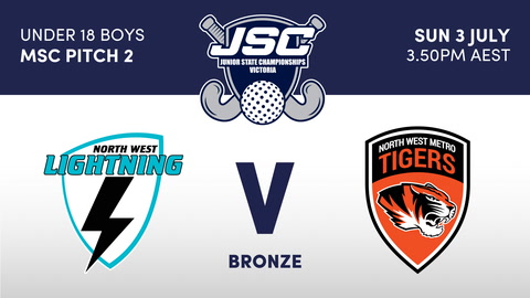 3 July - Hockey Vic Jsc - Msc2 - Lightning V Tigers
