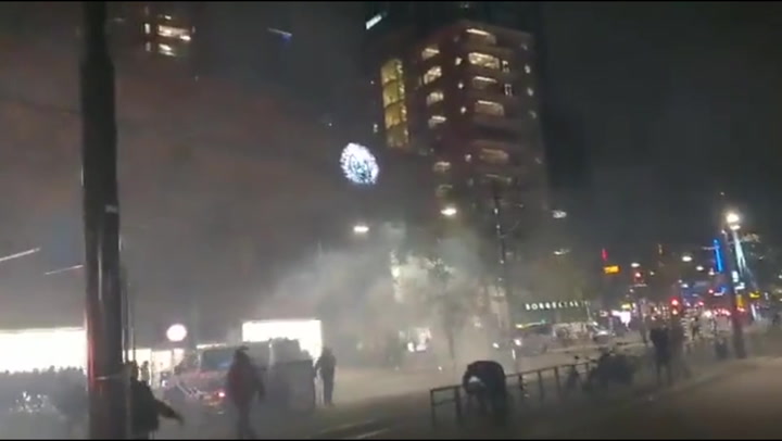 Rotterdam: Police warning shots heard in footage from lockdown riots