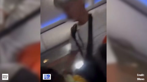 American ‘Slaps The Jesus’ Out Of Australian Thug On Flight From Singapore