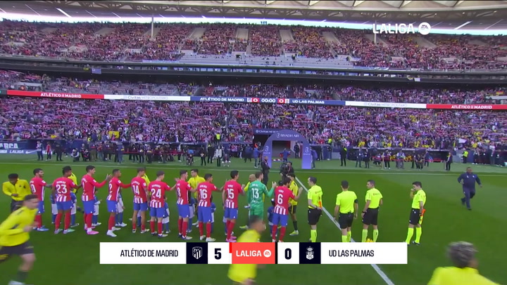 Atlético de Madrid 5-0 UD Las Palmas: resumen y goles LaLiga EA Sports (J25)