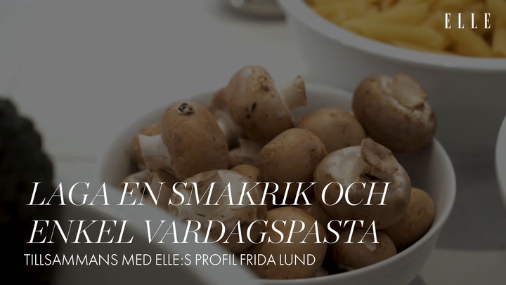 Cookalong med Frida Lund: Så lagar du en enkel vardagspasta