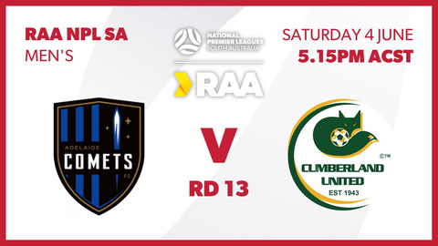Adelaide Comets - NPL SA v Cumberland United - NPL SA