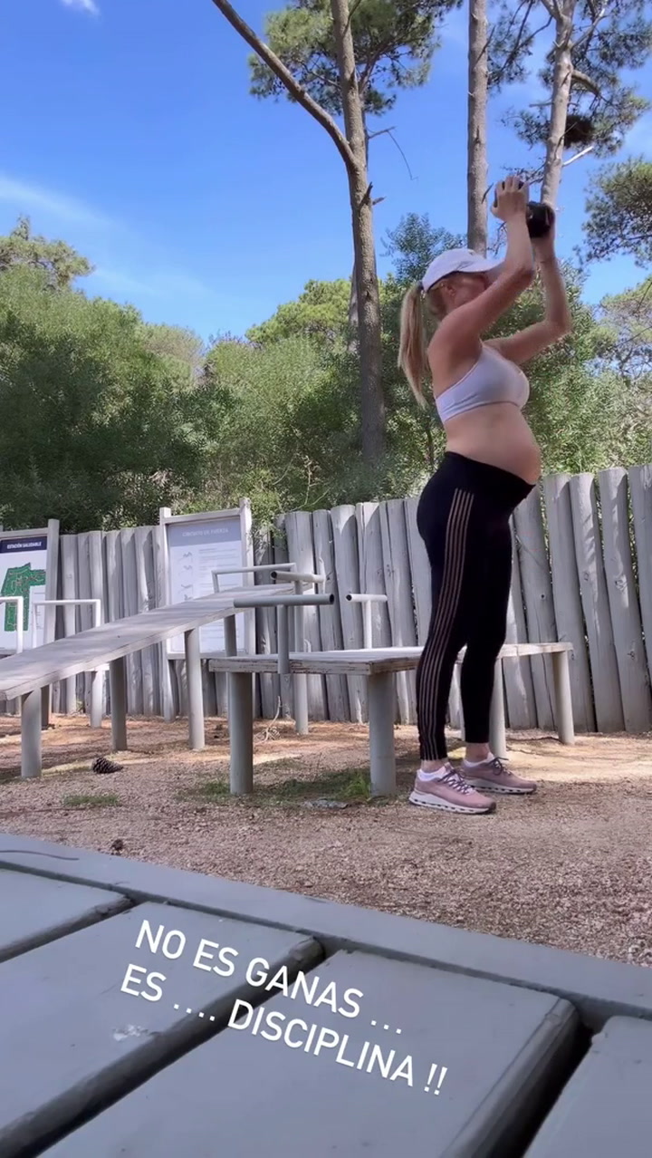 Así Es La Exigente Rutina De Gym De Nicole Neumann En Medio De Su Embarazo   Eltrece