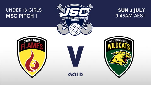 3 July - Hockey Vic Jsc - Msc1 - Flames V Wildcats