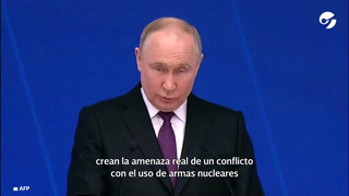 Putin advierte a Occidente por el envío de tropas a Ucrania: “Crean la amenaza real de un conflicto con armas nucleares"