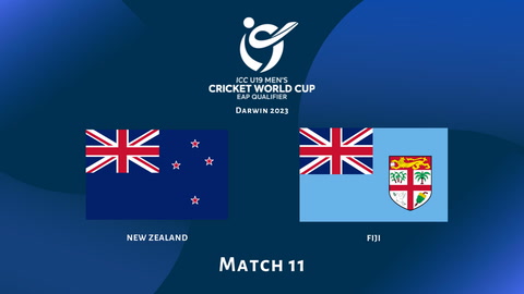 16 June - 2023 ICC U19s EAST ASIA PACIFIC WORLD CUP QUALIFIER - New Zealand v Fiji