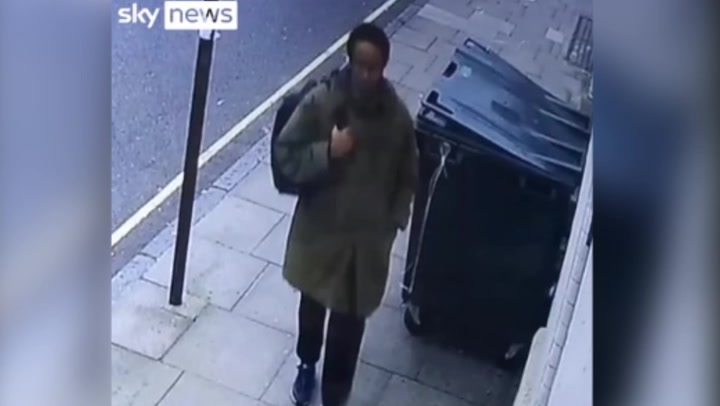 CCTV shows suspect in stabbing of MP David Amess