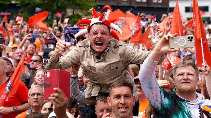 Luton given hero's welcome by fans after 'fairytale' promotion to Premier League