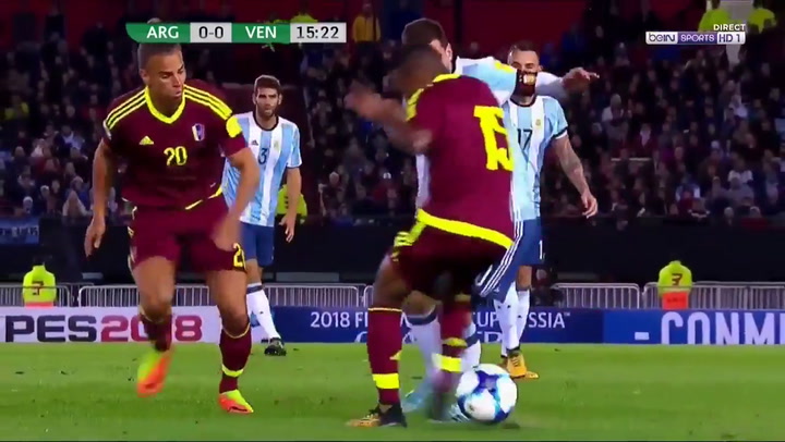 El caño mágico de Lionel Messi