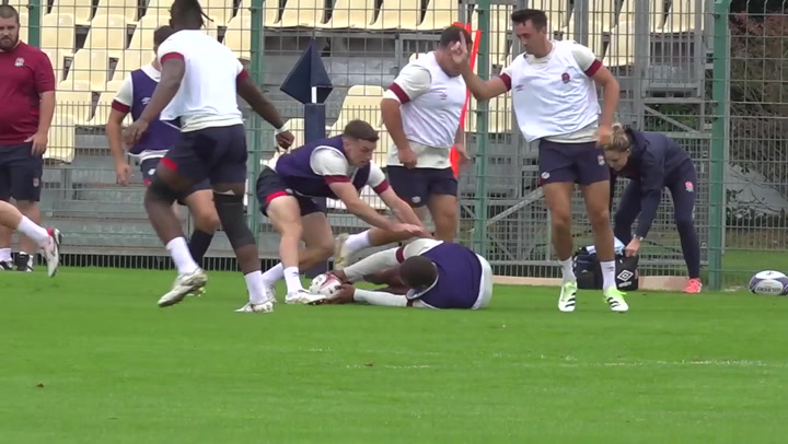 Rugby World Cup: England train at France base ahead of Japan clash