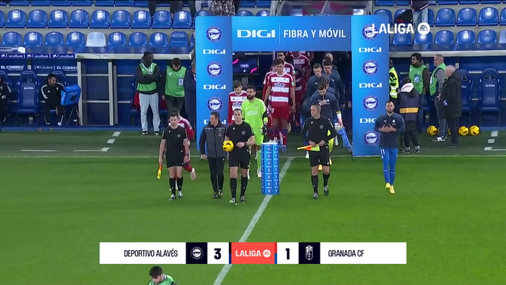 Alavés 3-1 Granada: resumen y goles | LaLiga EA Sports (J14)