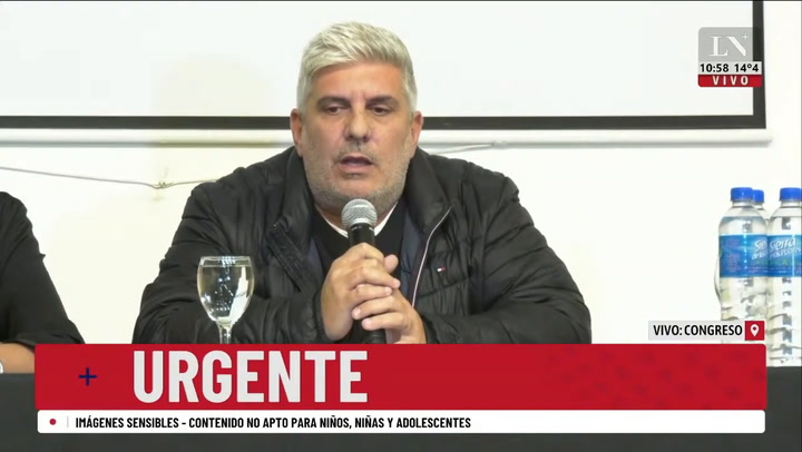 La conferencia de prensa de Matías Bagnato