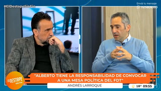 Andrés "Cuervo" Larroque volvió a apuntar contra Alberto Fernández: "No hay una preocupación por ganar las elecciones"