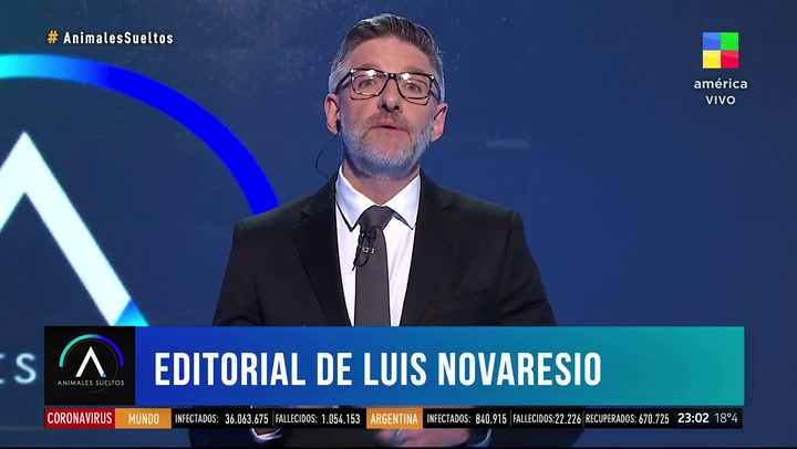 Alicia Castro cuestionó a Luis Novaresio y él le respondió al aire - Fuente: América TV