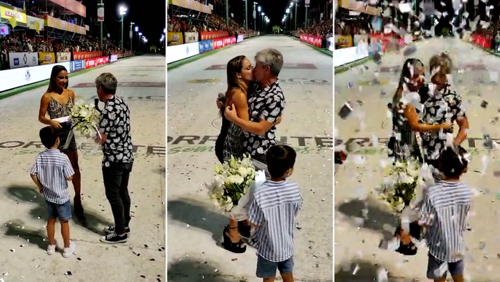 El Chato Prada le propuso casamiento a Lourdes Sánchez en los carnavales de  Corrientes: el emotivo video - Infobae