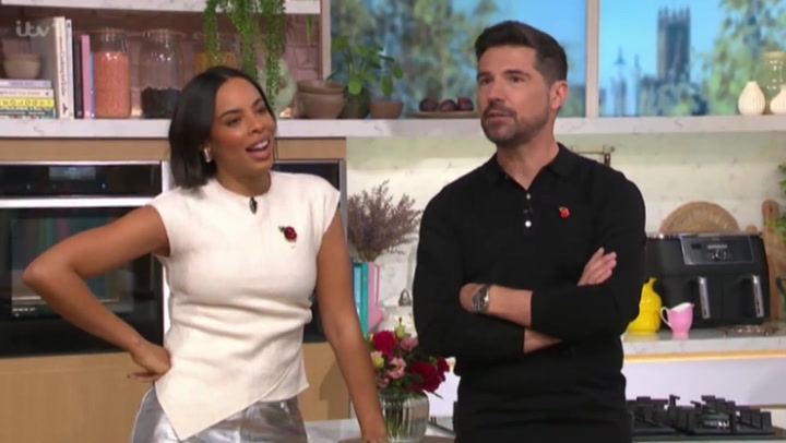 This Morning co-host screams at Rochelle Humes as presenter fights back swearing on live TV