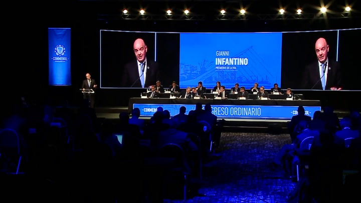 Presidente de la FIFA se congratula por reformas y transparencia en Conmebol - Fuente: AFP