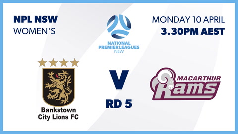 Bankstown City Lions FC v Macarthur Rams FC