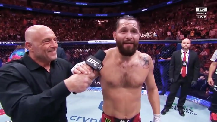 UFC fighter Jorge Masvidal praises Donald Trump as former president watches from ringside