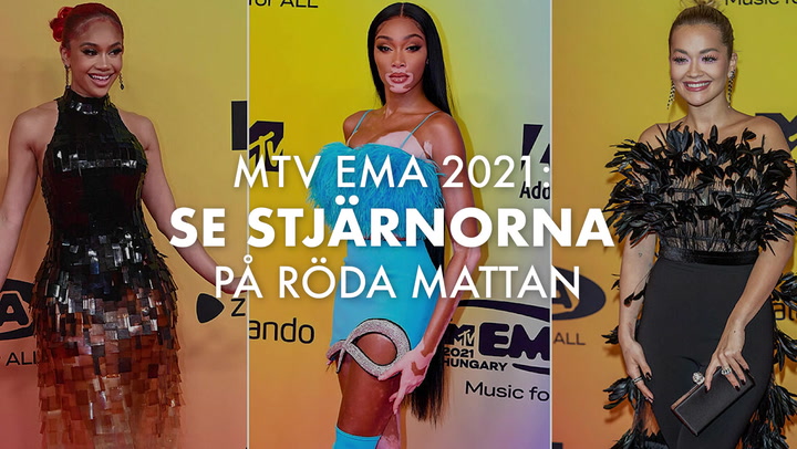 MTV EMA – Se bilderna från röda mattan