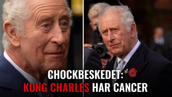 Chockbeskedet: Kung Charles har cancer