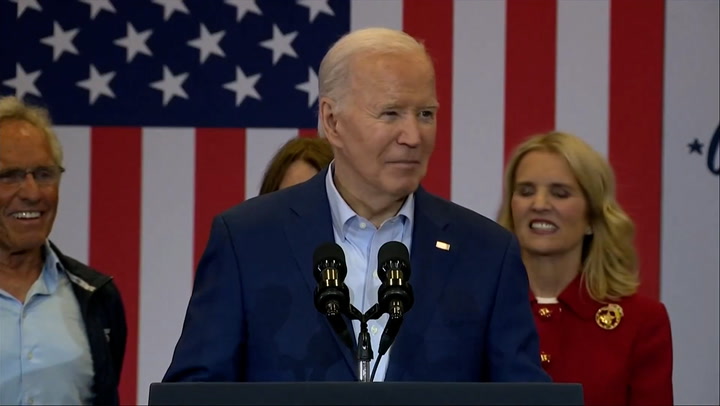 Biden jokes he 'looks 40' as Kennedy family endorse 2024 campaign