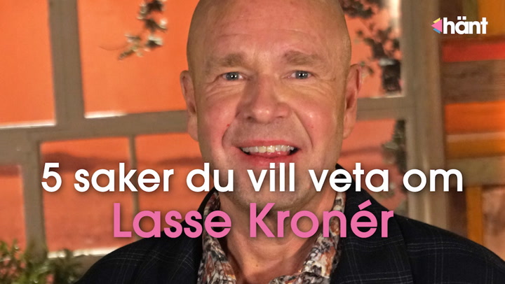 5 saker du vill veta om Lasse Kronér