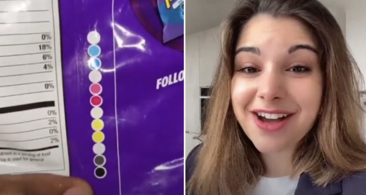 Woman answers mystery of food packaging colours