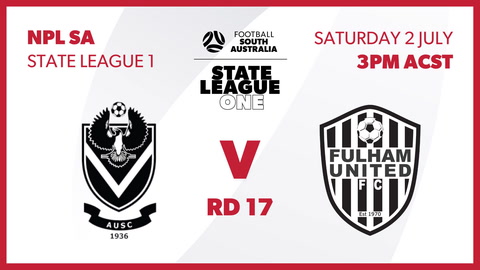 Adelaide University SC - NPL 1 v Fulham United FC - SA NPL 2