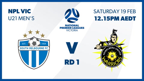 Round 1 Replay South Melbourne FC vs Heidelberg United FC - Victoria U21