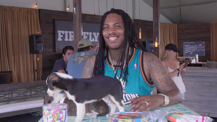 Waka Flocka Flame Plays With Puppies, Isn't About That 'Climbing Charts Rap' Life